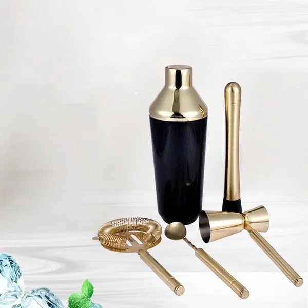 Black And Gold Cocktail Kit for sale