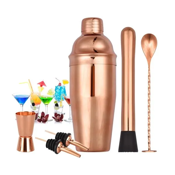 Set per fer còctels de coure