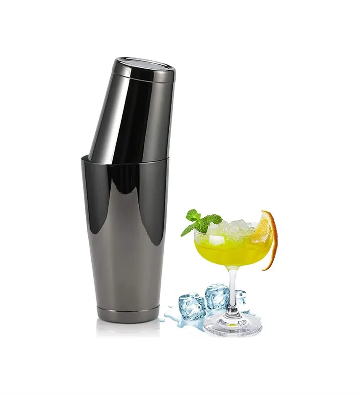 Coctelera de Boston negra Gunmetal