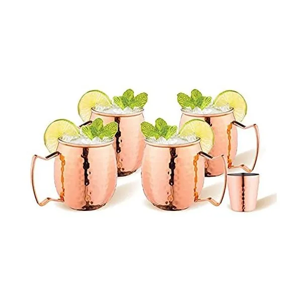 Tasses de mula de Moscou fetes a mà