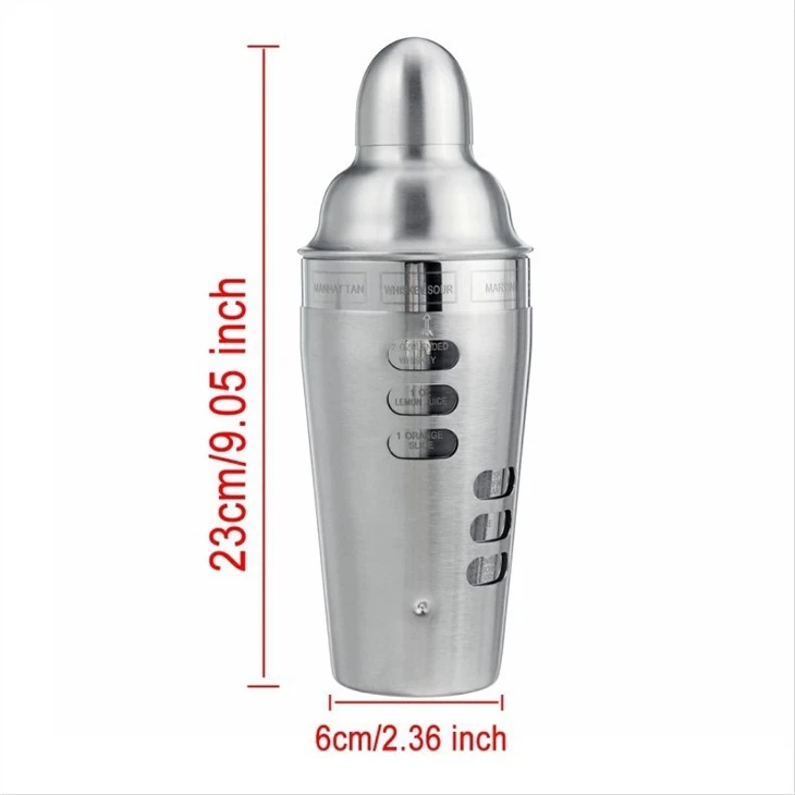 martini shaker with recipes on side martini shaker with recipes on side