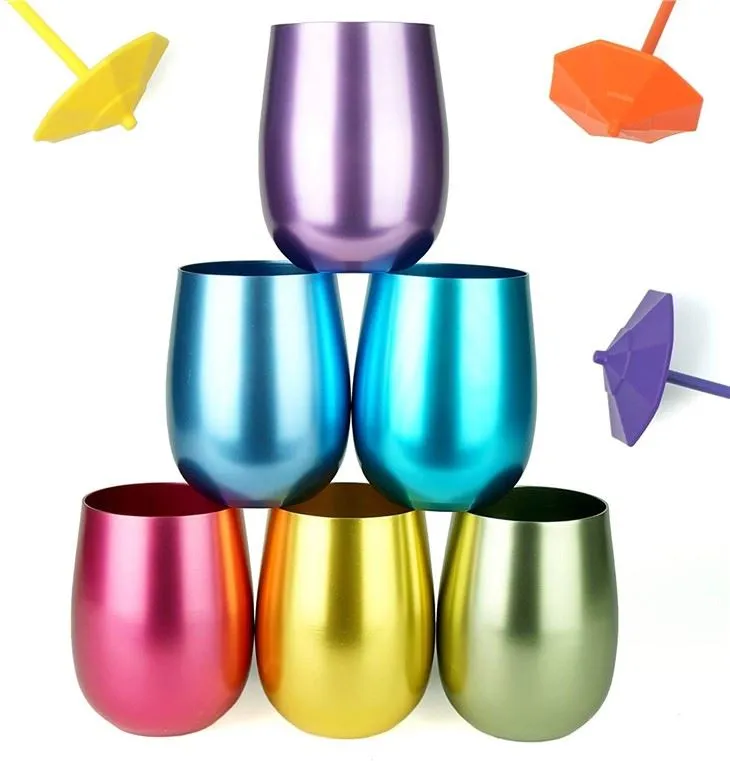 Tassa d'alumini en forma d'ou incassable reciclable