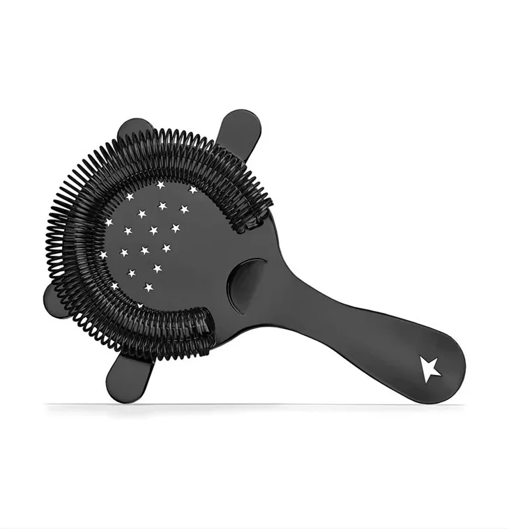 Colador de begudes d'acer inoxidable negre