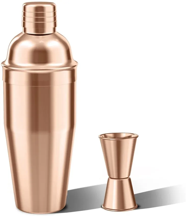 Coctelera metàl·lica de tres peces