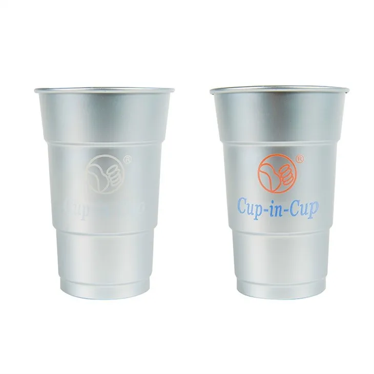 Various shapes of aluminum cups