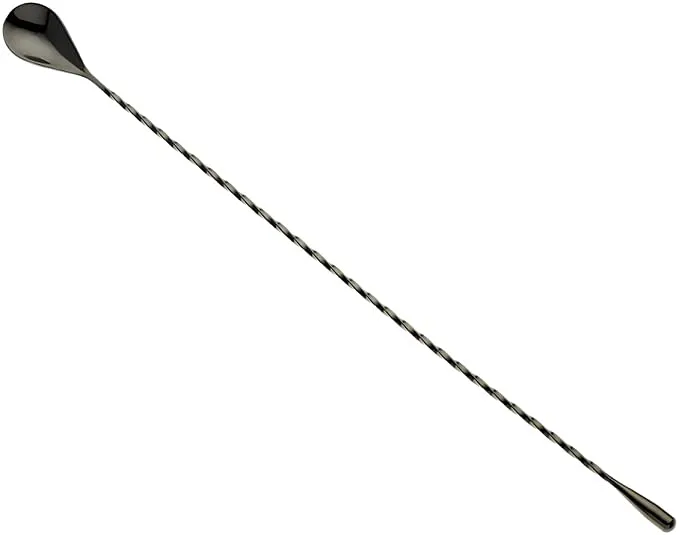 Cullera de barra negra d'acer inoxidable